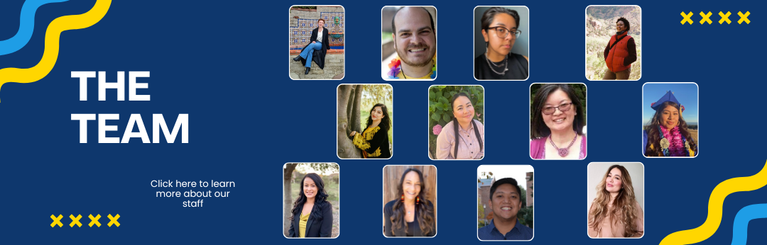 The banner with all of our professional staff in the Resource Center